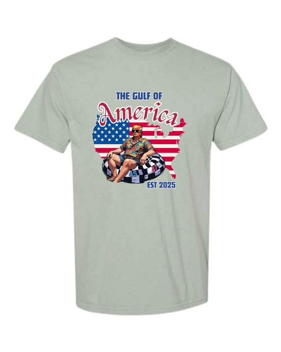 The Gulf of America - Comfort Colors - Heavyweight Unisex Tee - Greens