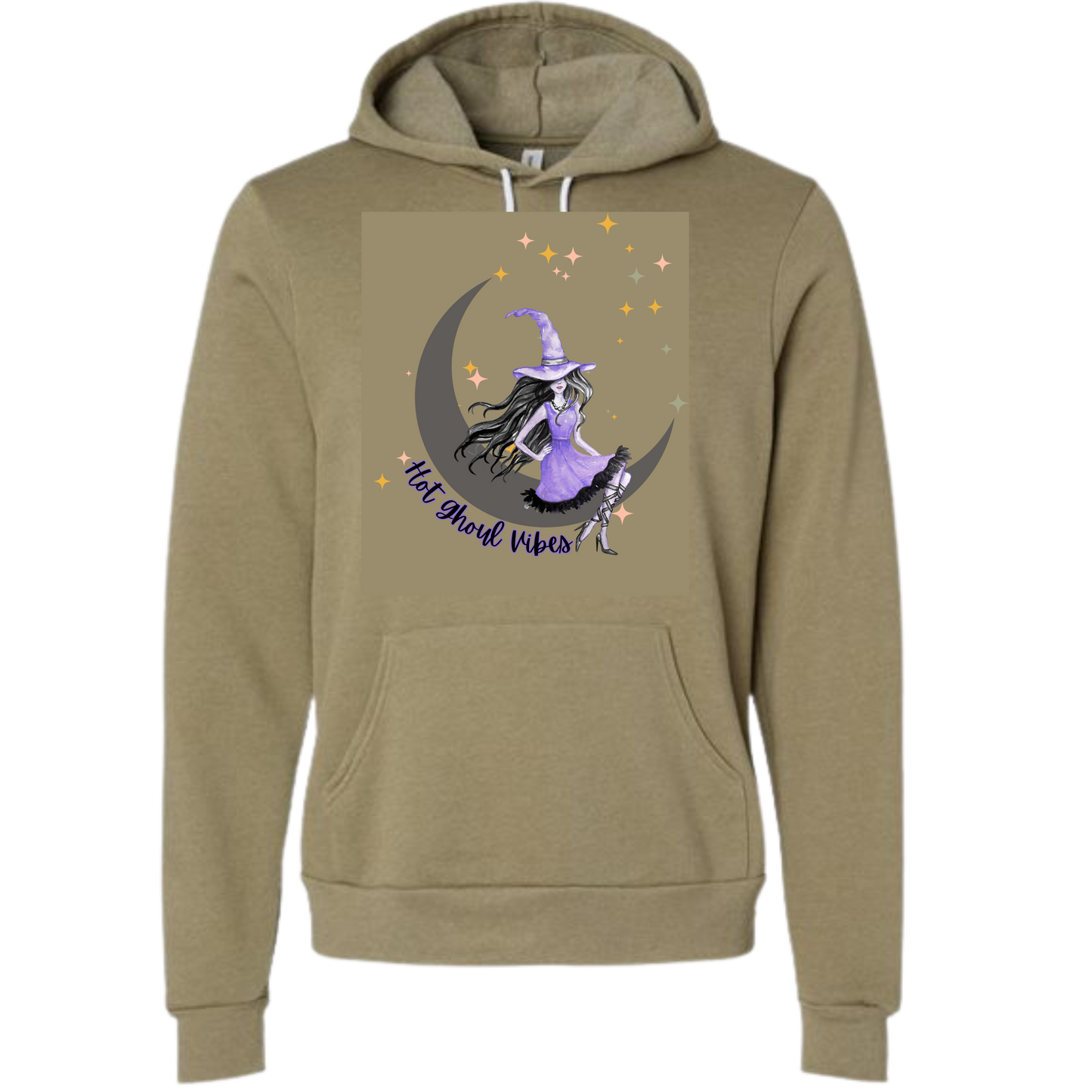 HP - Hot Ghoul Vibes - Sponge Fleece Hoodie - Greens, Neutrals