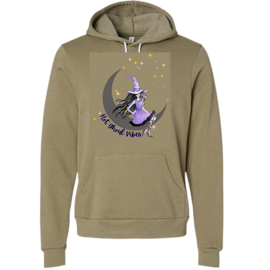 HP - Hot Ghoul Vibes - Sponge Fleece Hoodie - Greens, Neutrals