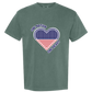 One Nation One Heart - Comfort Colors - Heavyweight Unisex Tee - Greens