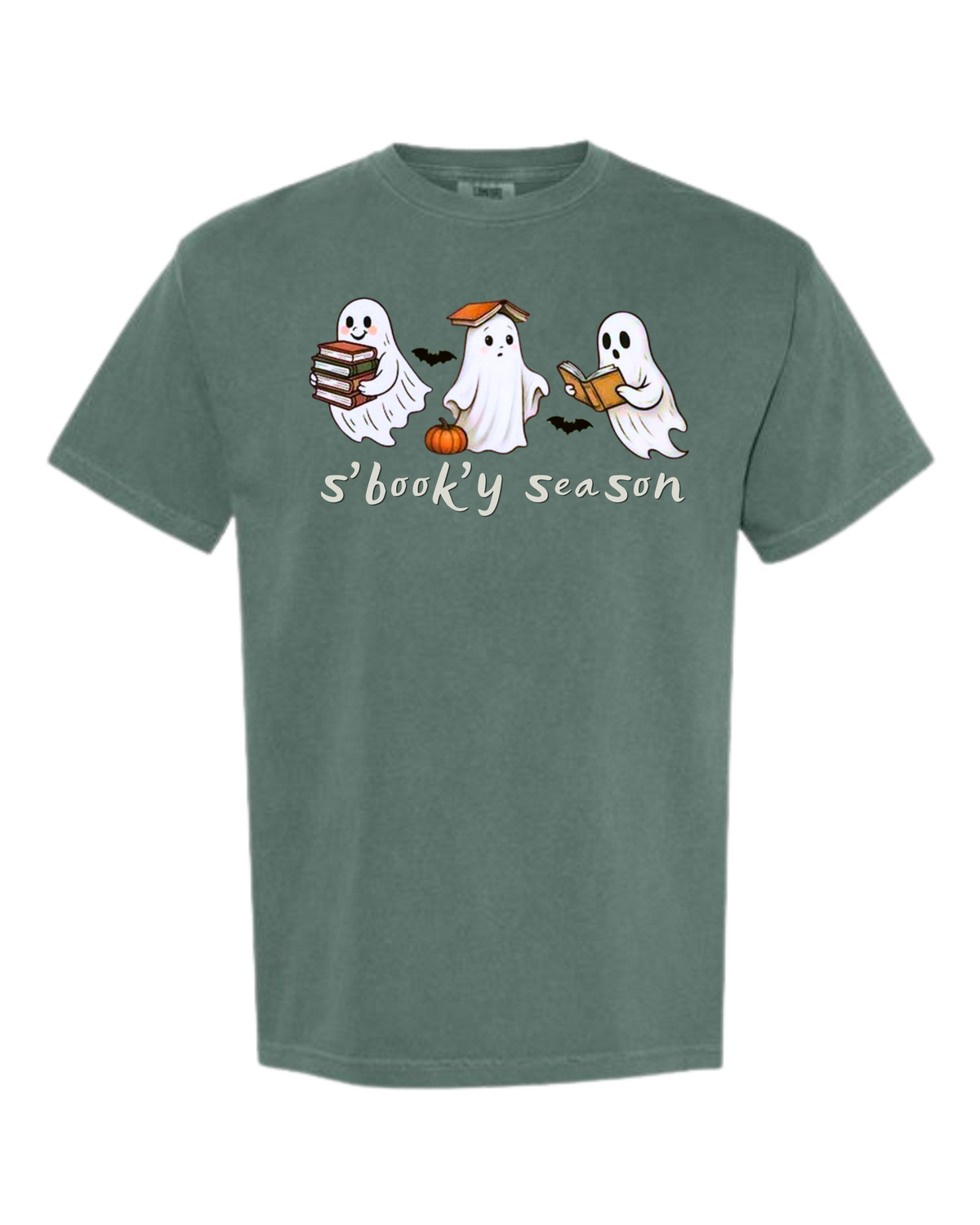 S'book'y season - Comfort Colors - Heavyweight Unisex Tee - Greens
