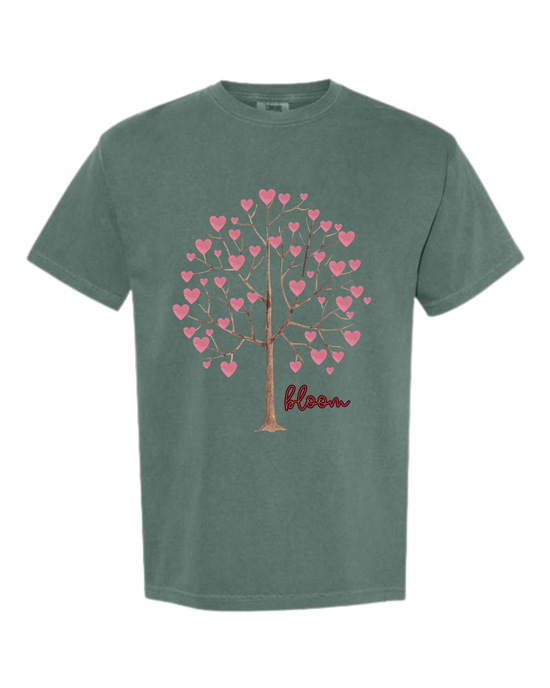 Bloom - Comfort Colors - Heavyweight Unisex Tee - Greens