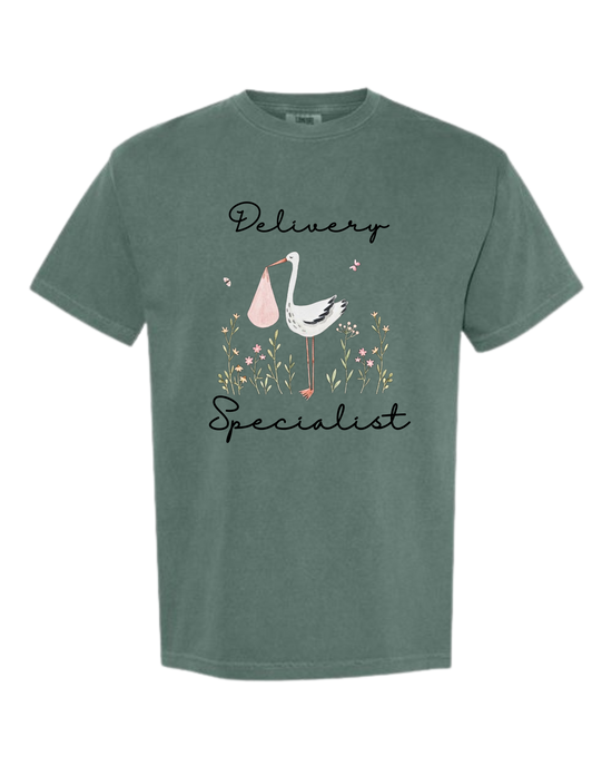 Delivery Specialist - Comfort Colors - Heavyweight Unisex Tee - Greens
