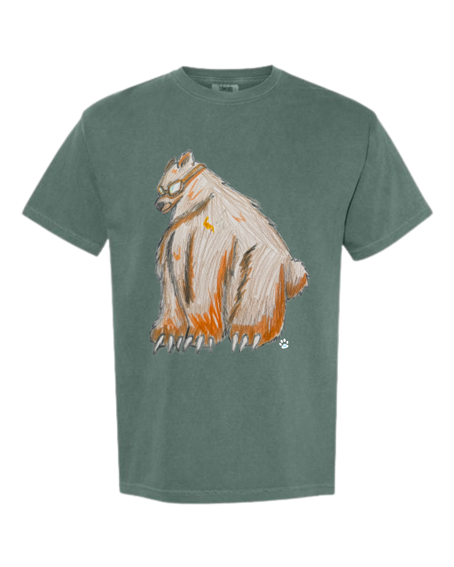 Muscle Bear - Comfort Colors - Heavyweight Unisex Tee - Greens