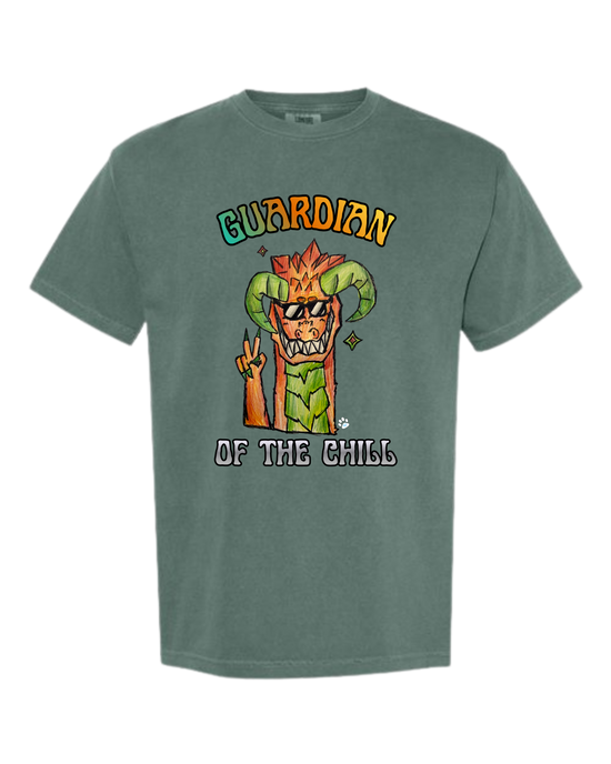 Guardian of The Chill - Comfort Colors - Heavyweight Unisex Tee - Greens