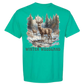 Winter Woodland - Comfort Colors - Heavyweight Unisex Tee - Greens