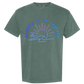 Sunsets & No Regrets - Comfort Colors - Heavyweight Unisex Tee - Greens