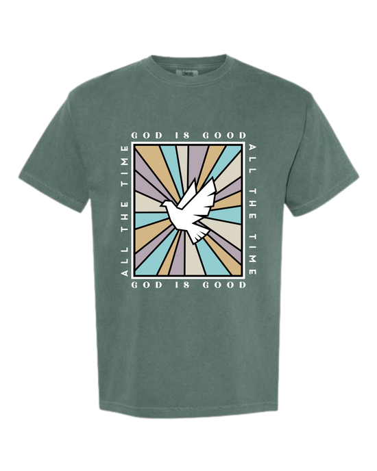 God Is Good - Comfort Colors - Heavyweight Unisex Tee - Greens