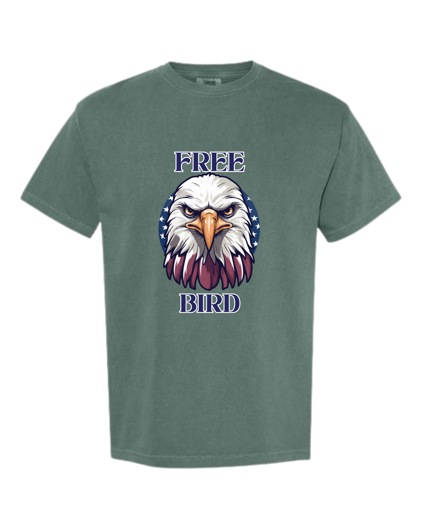 Free Bird - Comfort Colors - Heavyweight Unisex Tee - Greens