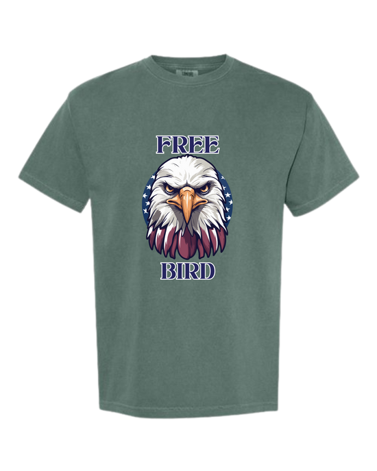 Free Bird - Comfort Colors - Heavyweight Unisex Tee - Greens