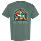 What Happens At The Campground - Comfort Colors - Heavyweight Unisex Tee - Greens