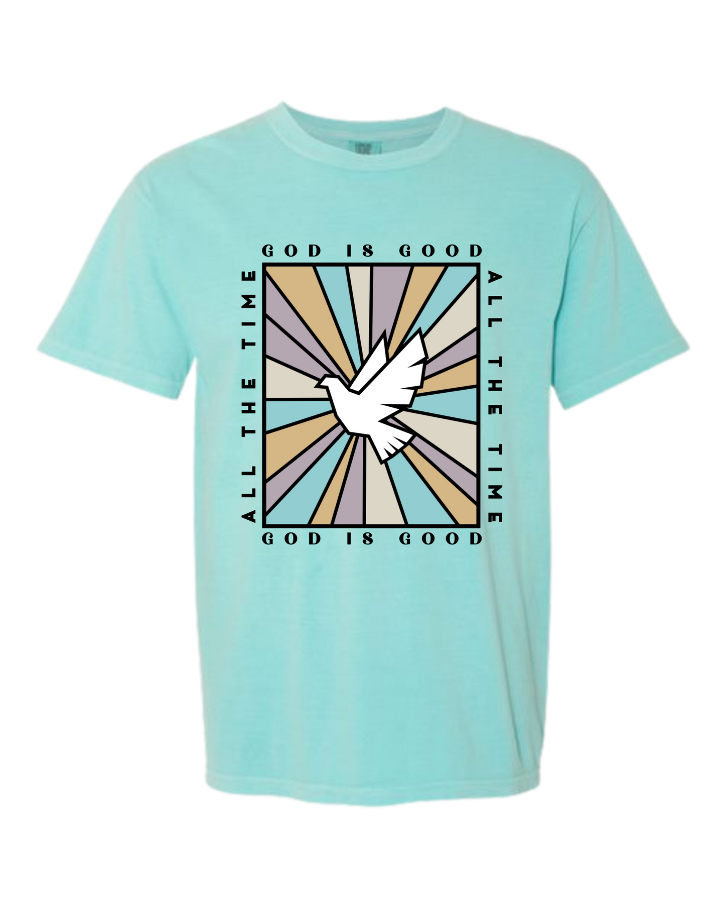 God Is Good - Comfort Colors - Heavyweight Unisex Tee - Greens