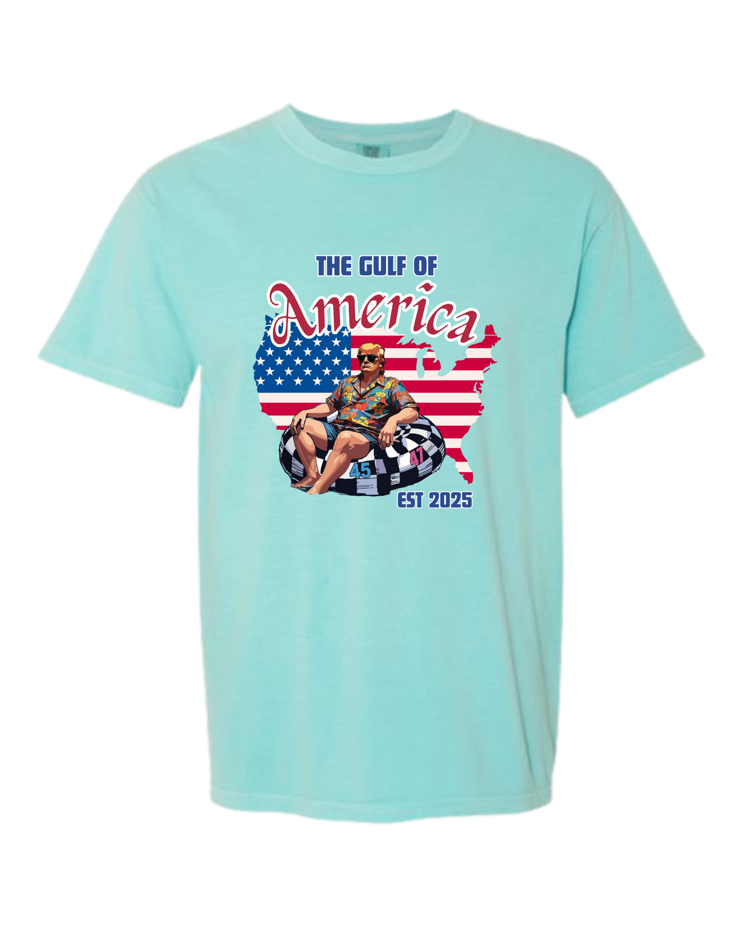The Gulf of America - Comfort Colors - Heavyweight Unisex Tee - Greens