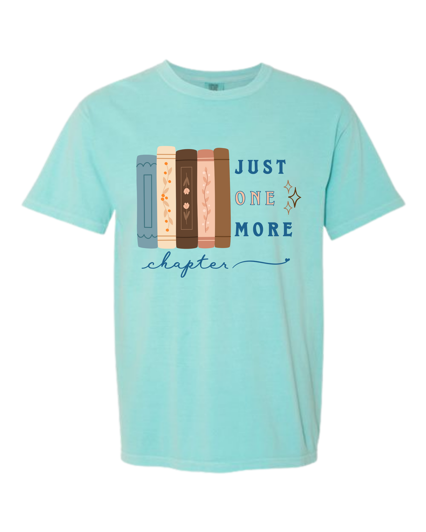 Just One More Chapter - Comfort Colors - Heavyweight Unisex Tee - Greens