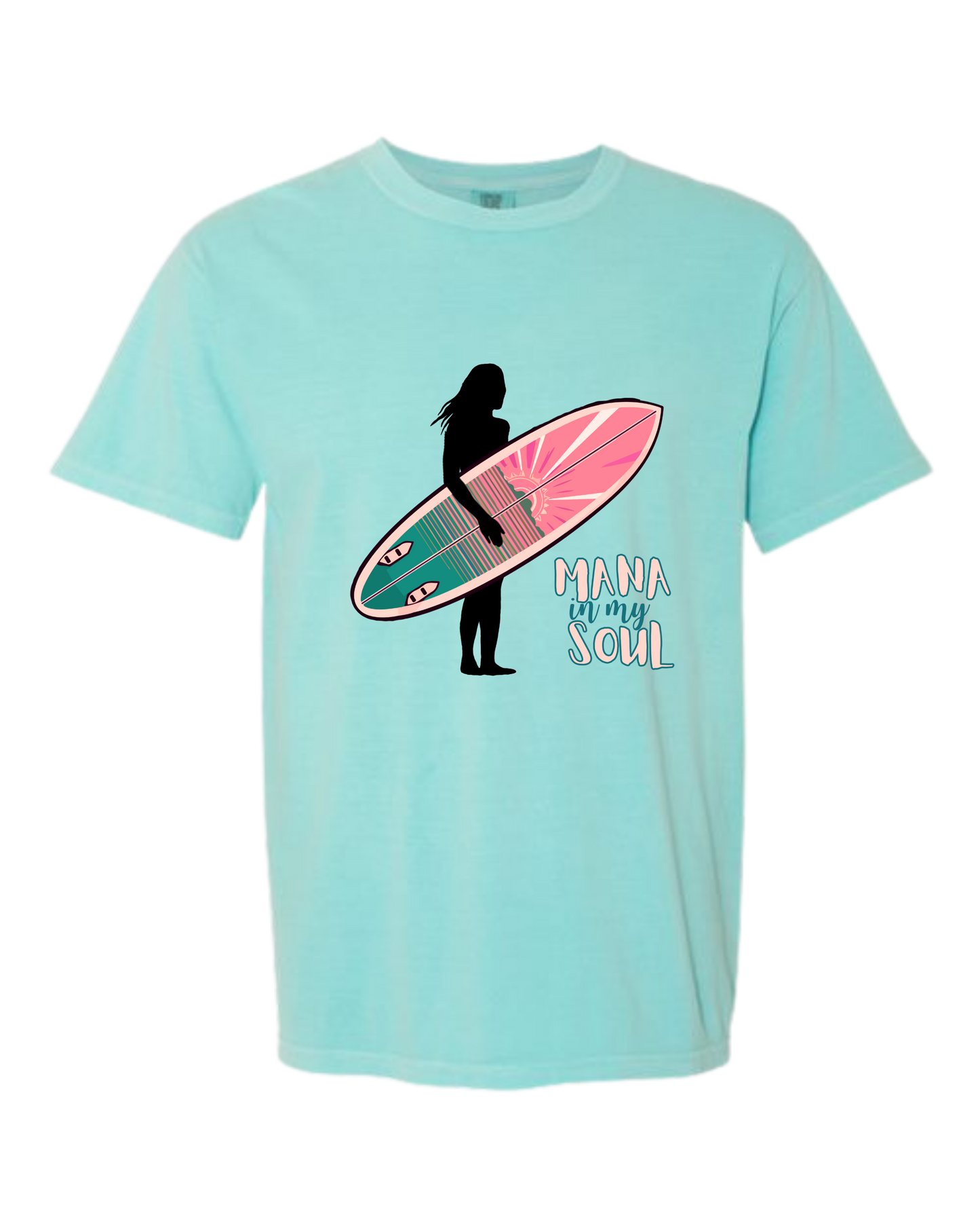 Mana in My Soul - Comfort Colors - Heavyweight Unisex Tee - Greens