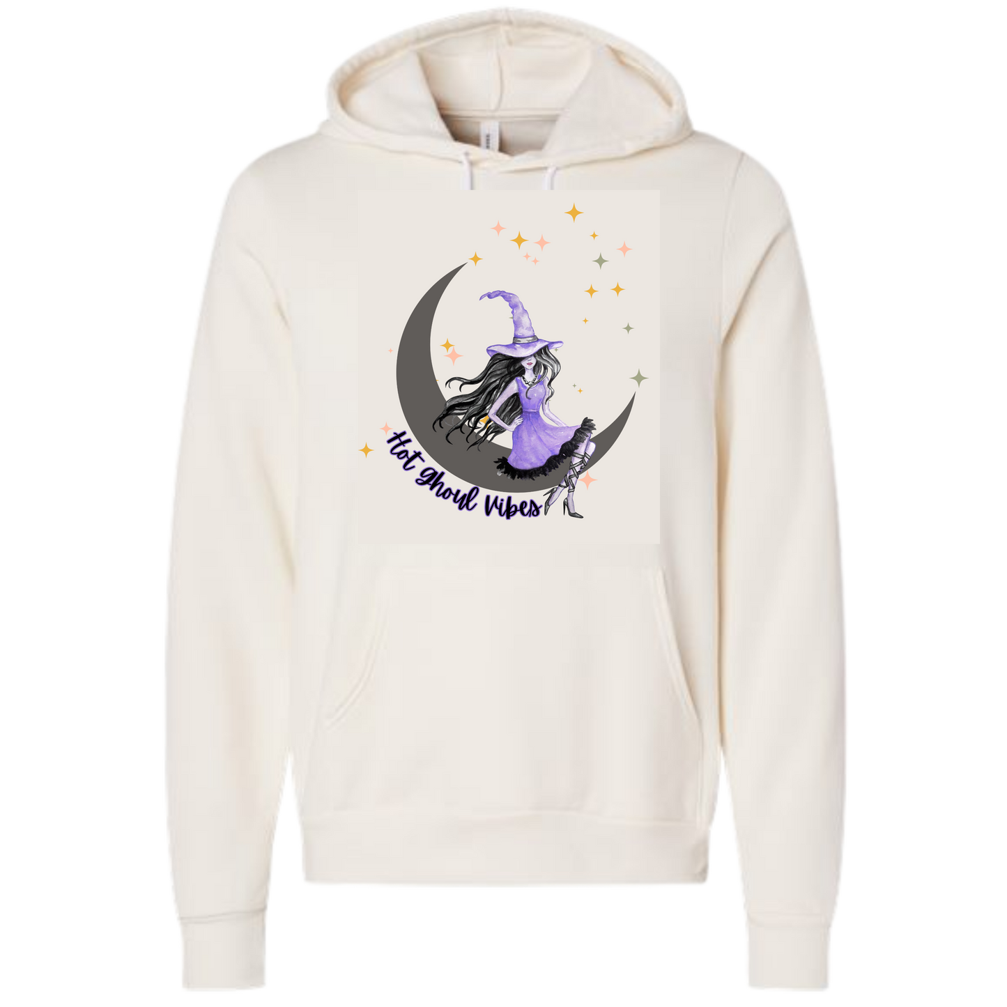 HP - Hot Ghoul Vibes - Sponge Fleece Hoodie - Greens, Neutrals