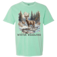 Winter Woodland - Comfort Colors - Heavyweight Unisex Tee - Greens