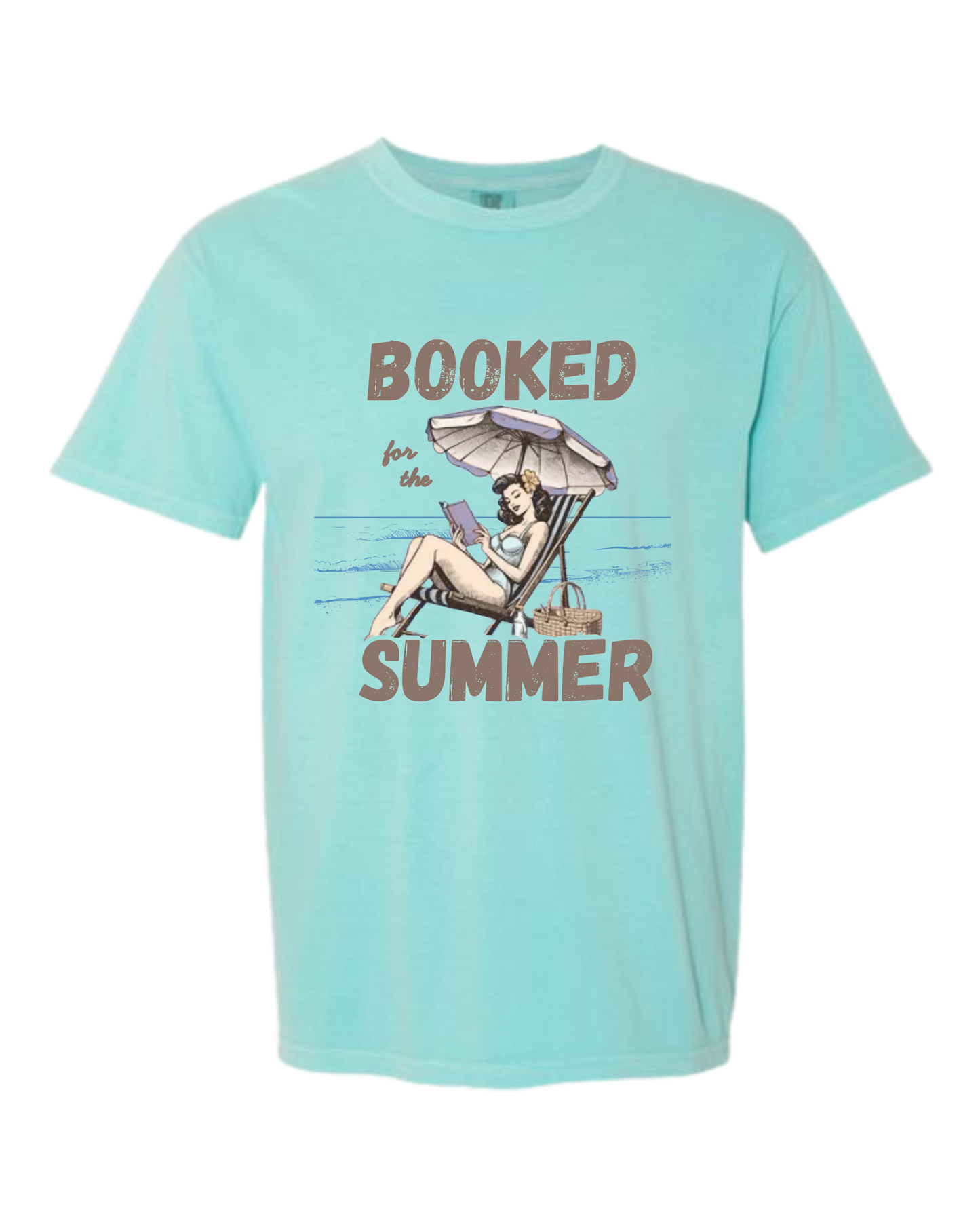 Booked for the Summer - Comfort Colors - Heavyweight Unisex Tee - Greens