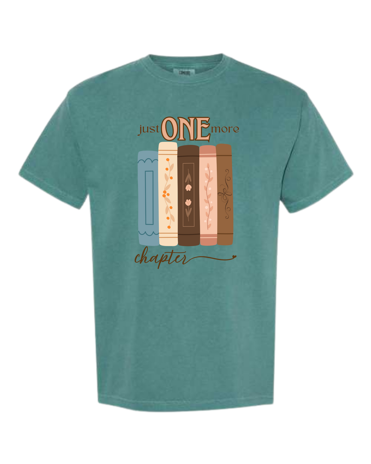 Just One More Chapter - Comfort Colors - Heavyweight Unisex Tee - Greens