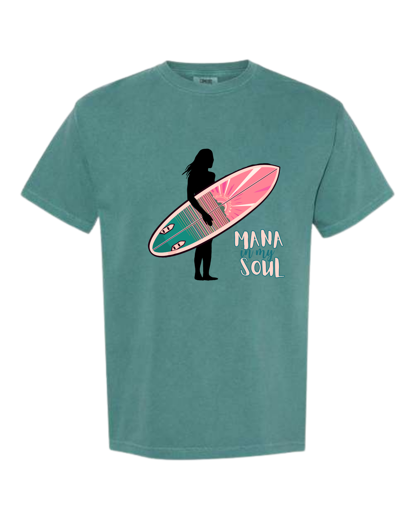 Mana in My Soul - Comfort Colors - Heavyweight Unisex Tee - Greens