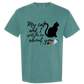My Cat and I spill the tea about you - Comfort Colors - Heavyweight Unisex Tee - Greens