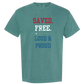 Saved. Free. Loud & Proud - Comfort Colors - Heavyweight Unisex Tee - Greens