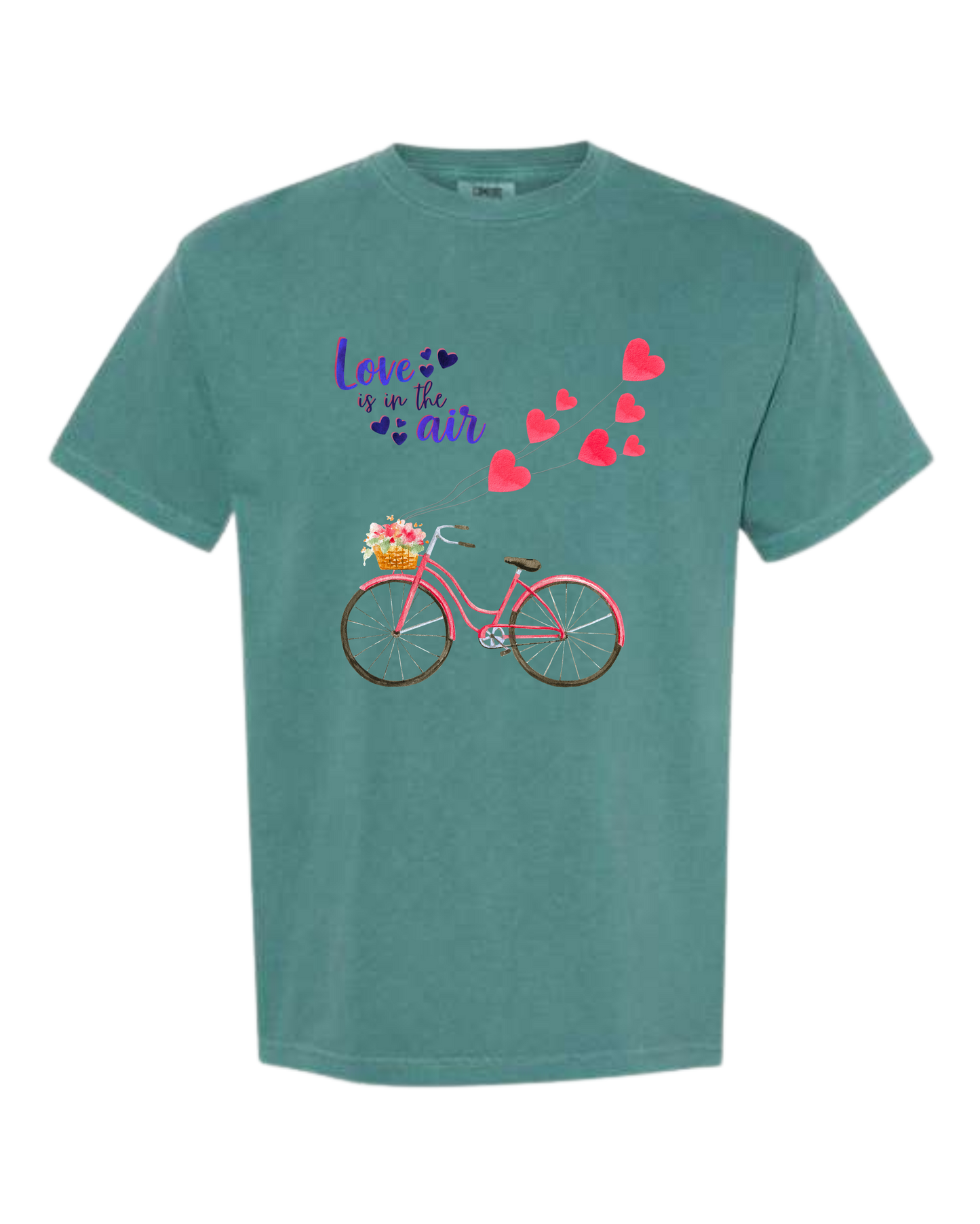 Love is in The Air - Comfort Colors - Heavyweight Unisex Tee - Greens