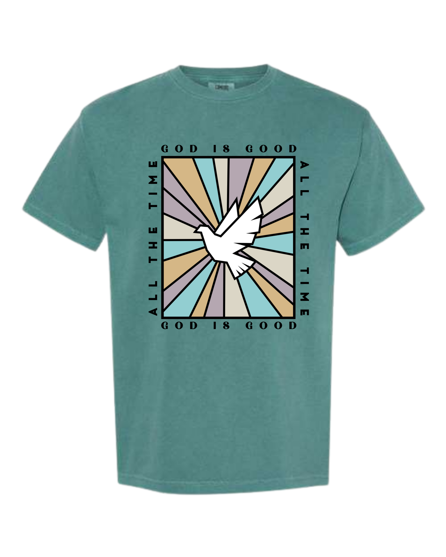 God Is Good - Comfort Colors - Heavyweight Unisex Tee - Greens