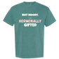 Not Moody. (just) Hormonally Gifted - Comfort Colors - Heavyweight Unisex Tee - Greens