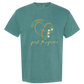 Not Perfect Just Forgiven - Comfort Colors - Heavyweight Unisex Tee - Greens