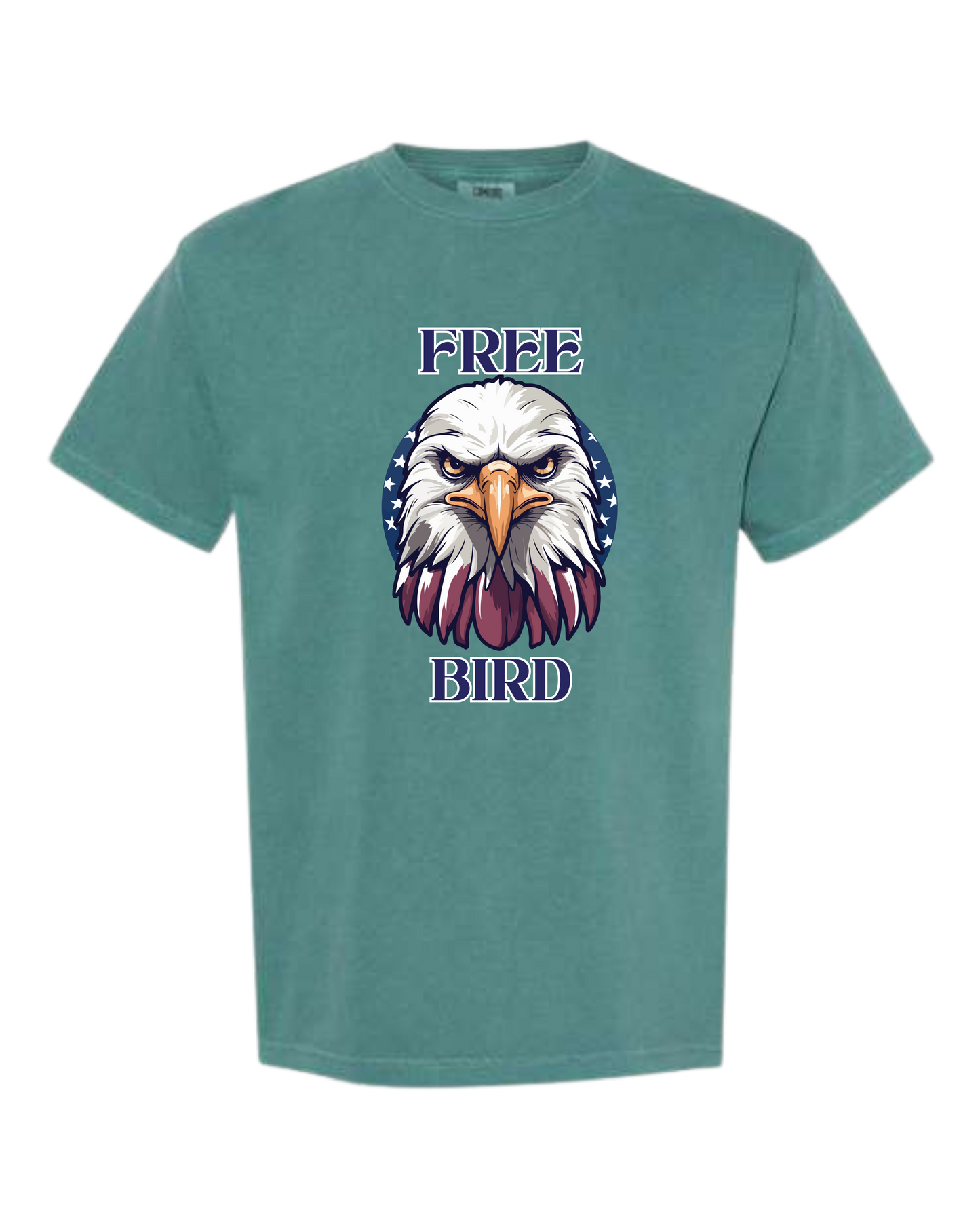 Free Bird - Comfort Colors - Heavyweight Unisex Tee - Greens