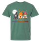 Happy HalloThanksMas Gnomes - Comfort Colors - Heavyweight Unisex Tee - Greens