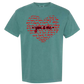 You & Me - Comfort Colors - Heavyweight Unisex Tee - Greens