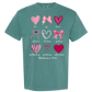 Galatians 5 - Valentines - Comfort Colors - Heavyweight Unisex Tee - Greens