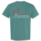 Make Heaven Crowded - Comfort Colors - Heavyweight Unisex Tee - Greens