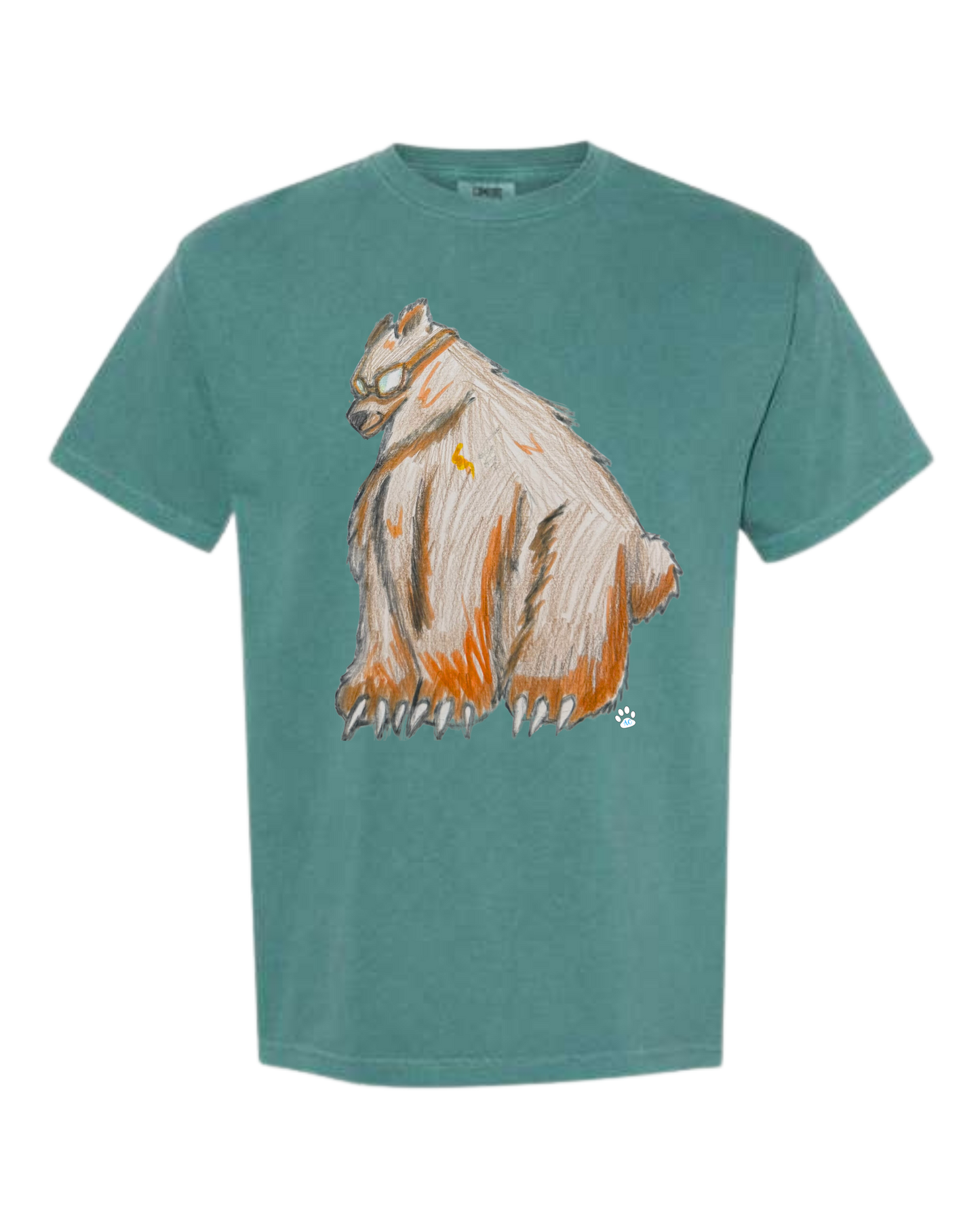 Muscle Bear - Comfort Colors - Heavyweight Unisex Tee - Greens