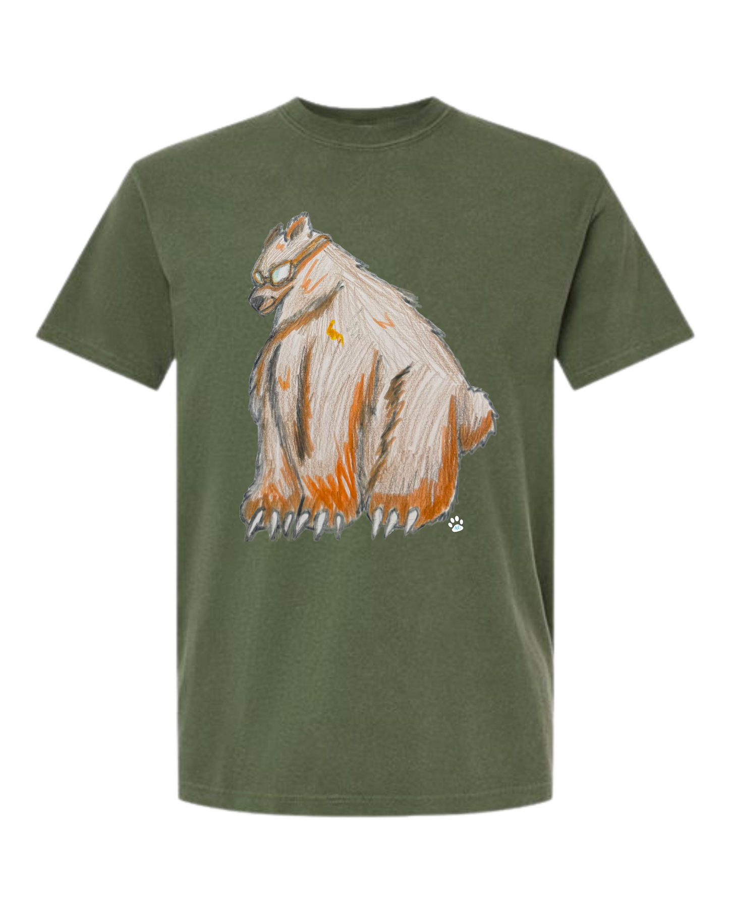 Muscle Bear - Comfort Colors - Heavyweight Unisex Tee - Greens