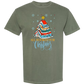 All Booked For Christmas - Comfort Colors - Heavyweight Unisex Tee - Greens