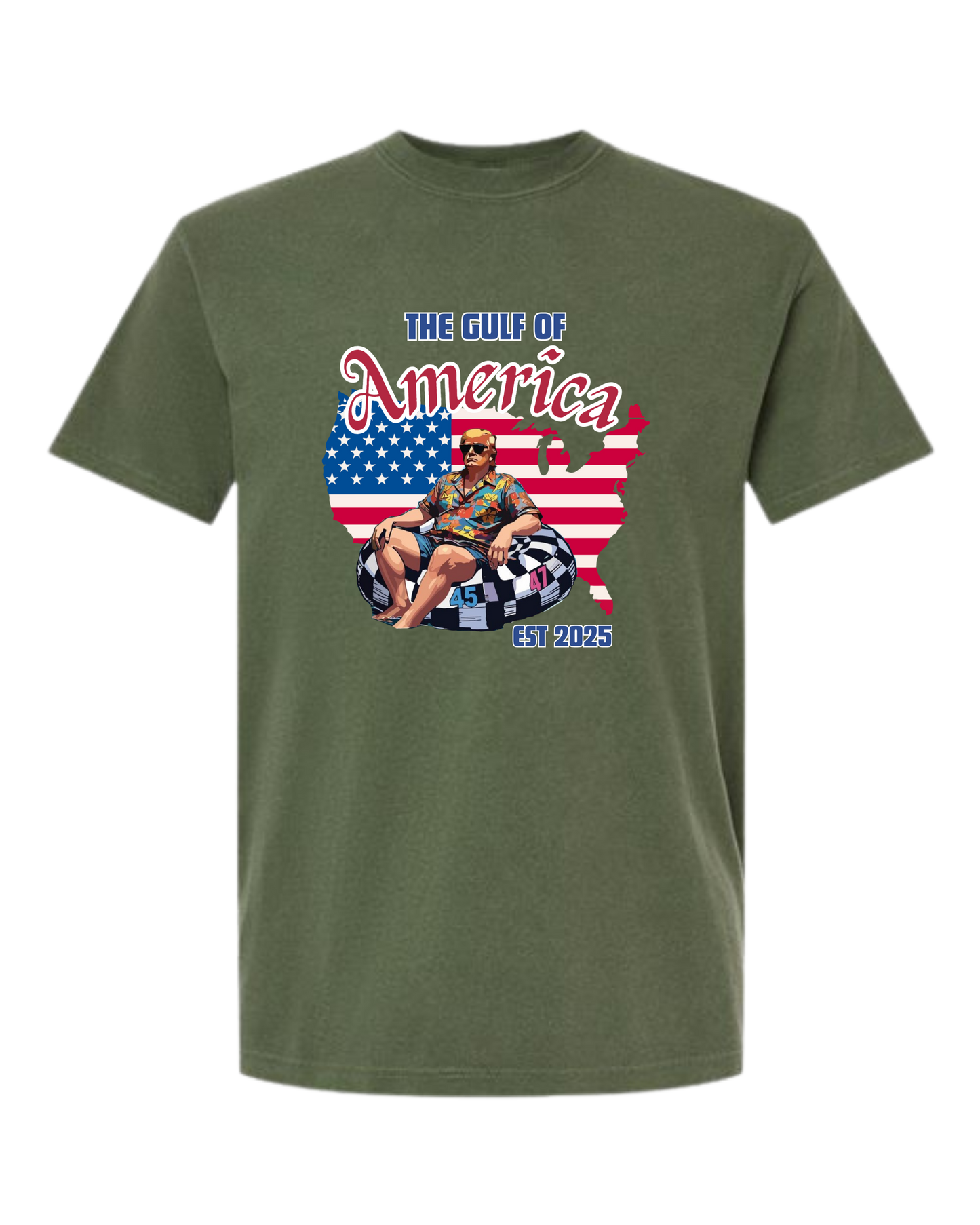 The Gulf of America - Comfort Colors - Heavyweight Unisex Tee - Greens