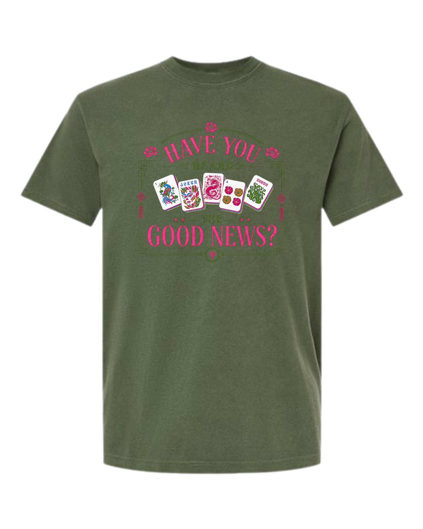 Have You Heard the Good News? - Comfort Colors - Heavyweight Unisex Tee - Greens