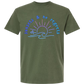 Sunsets & No Regrets - Comfort Colors - Heavyweight Unisex Tee - Greens
