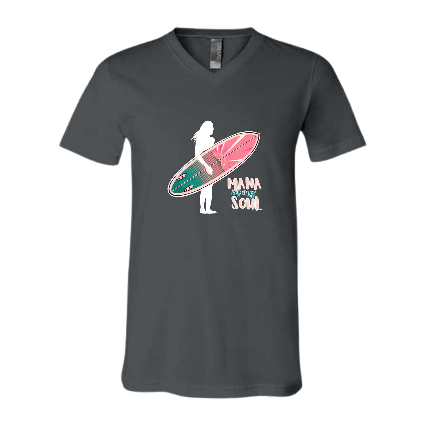Mana in My Soul - Bella+Canvas - Unisex V-Neck - Neutral Colors