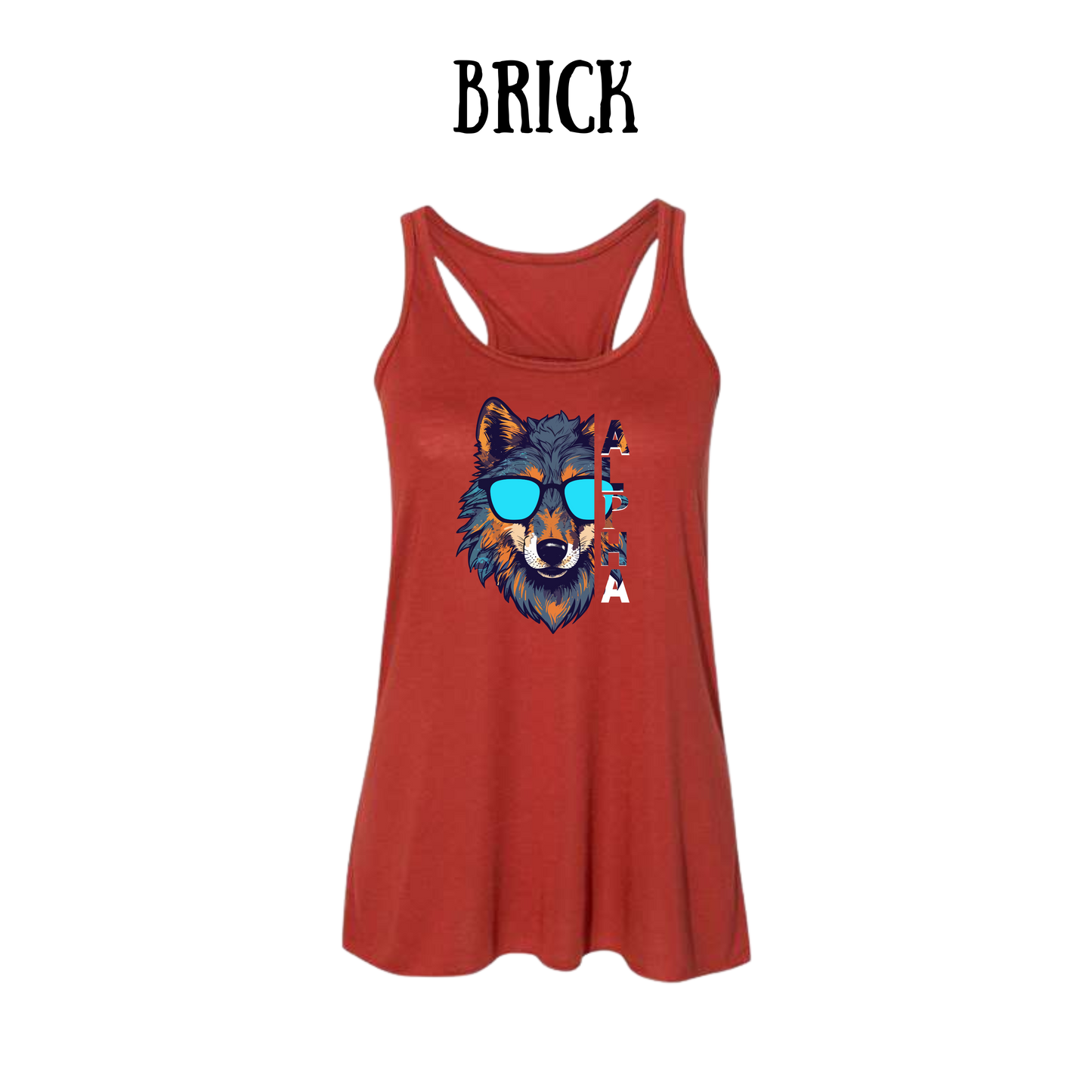 BP - Alpha - Women's Flowy Racerback Tank