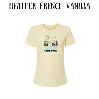 CP - Chill Zone - Women's Relaxed Fit Tee - Neutrals