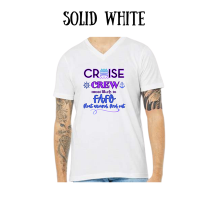 VP - Cruise Crew FAFO - Unisex V-Neck - Neutral Colors