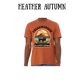CP - Yellowstone: Fluffy Cows - Unisex Tee - Yellows, Oranges, Reds