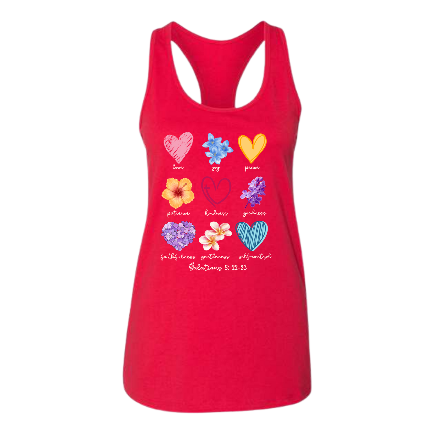 Galatians 5 - Spring - Bella+Canvas - Women's Jersey Racerback Tank