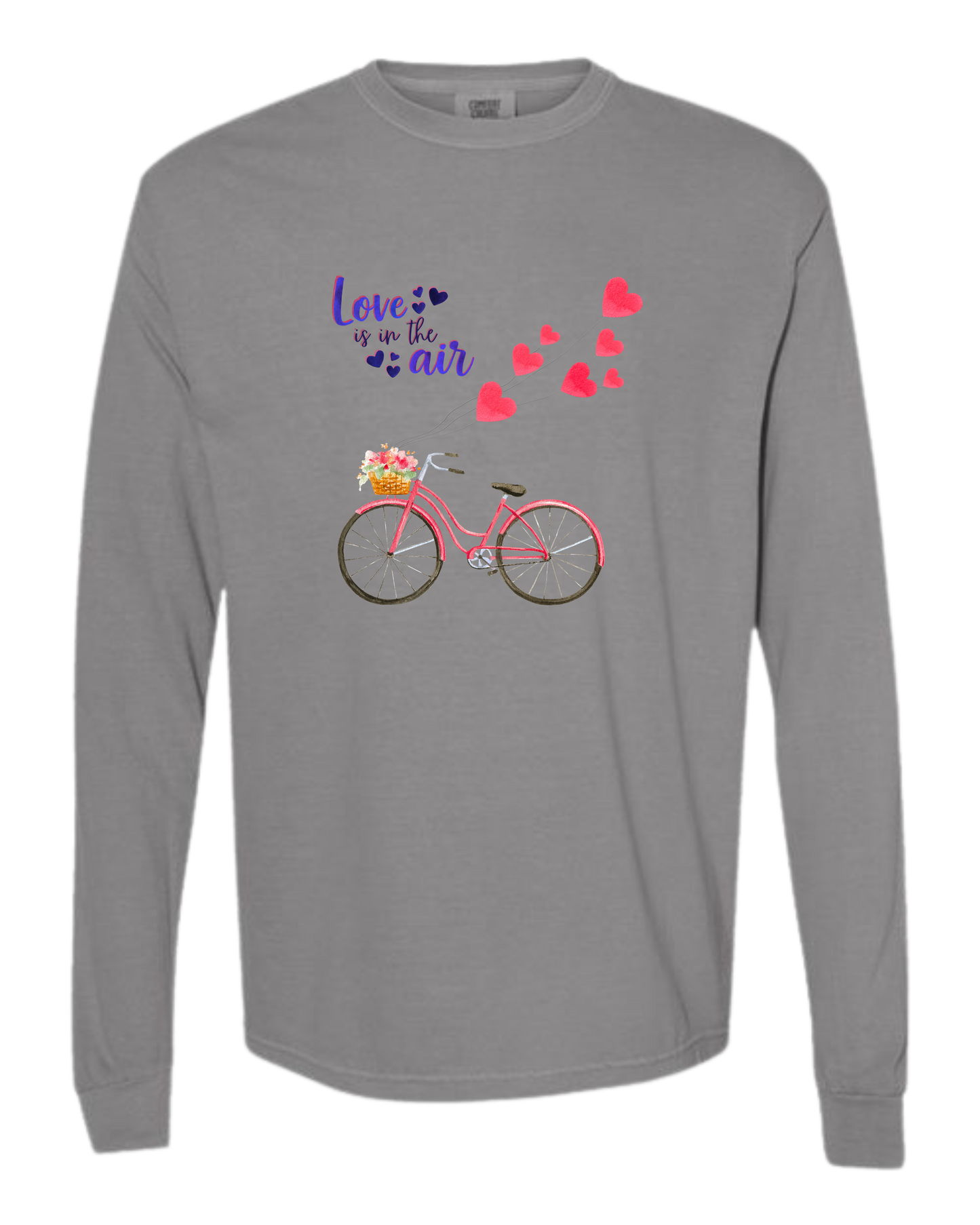 Love is in the Air - Comfort Colors - Heavyweight Long Sleeve Tee - Neutral Colors