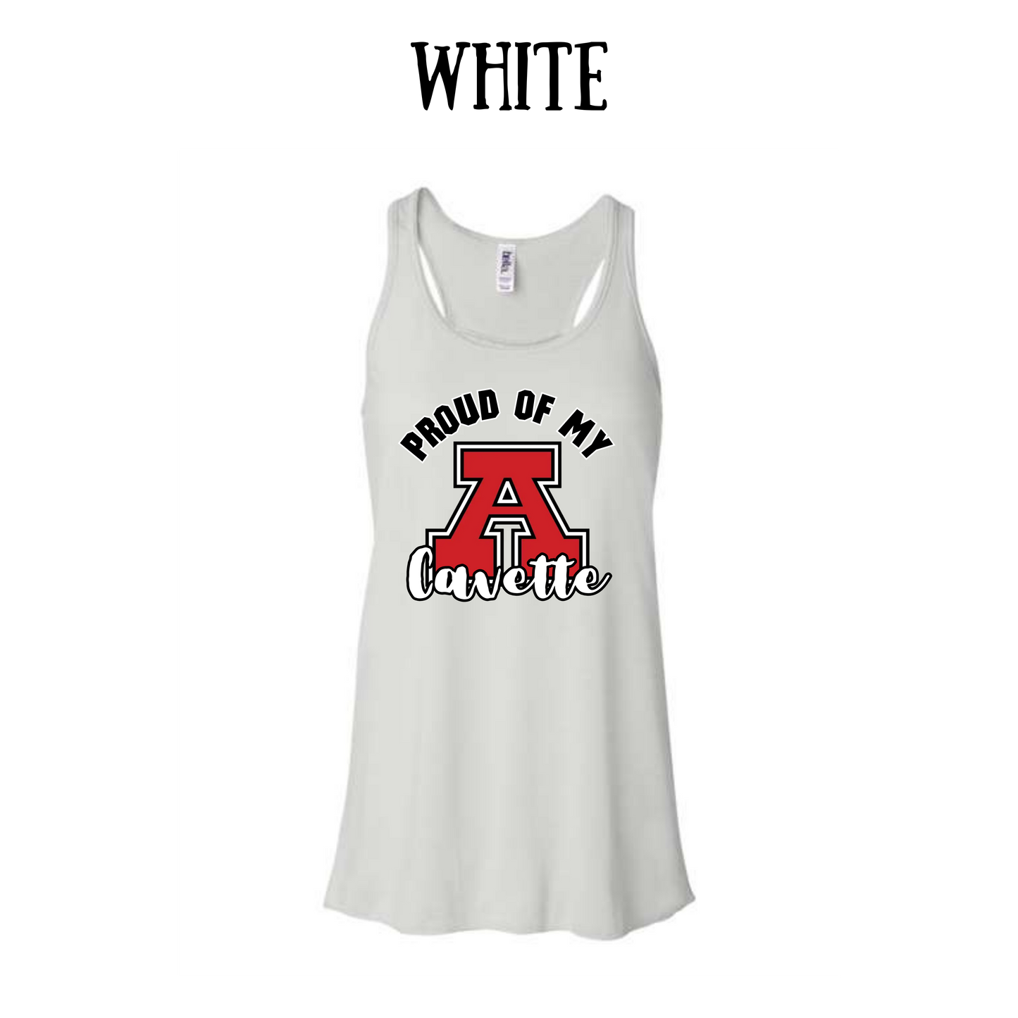 AFHS Cavettes - Women's Flowy Racerback Tank