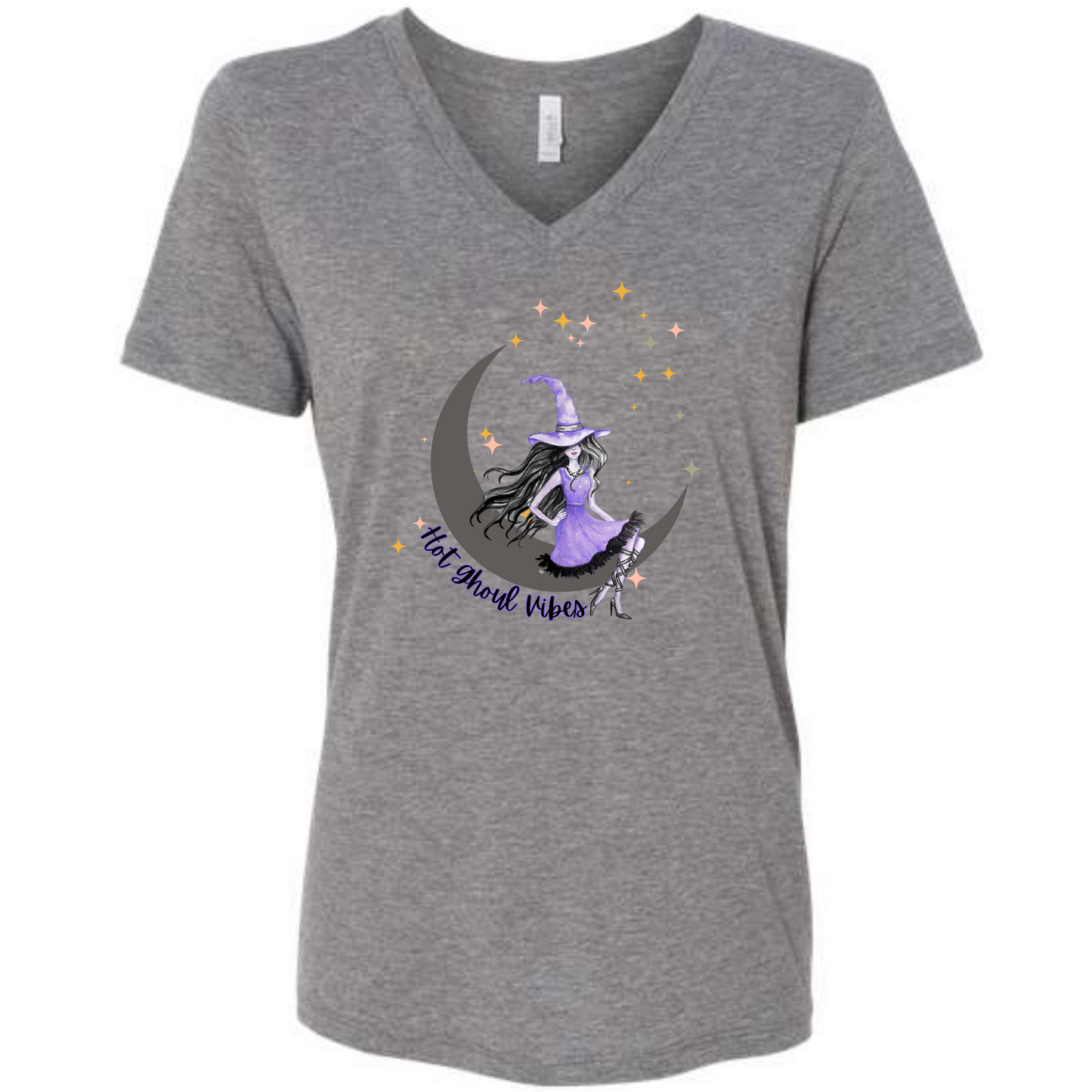 Hot Ghoul Vibes - Women's V-Neck - Assorted Colors